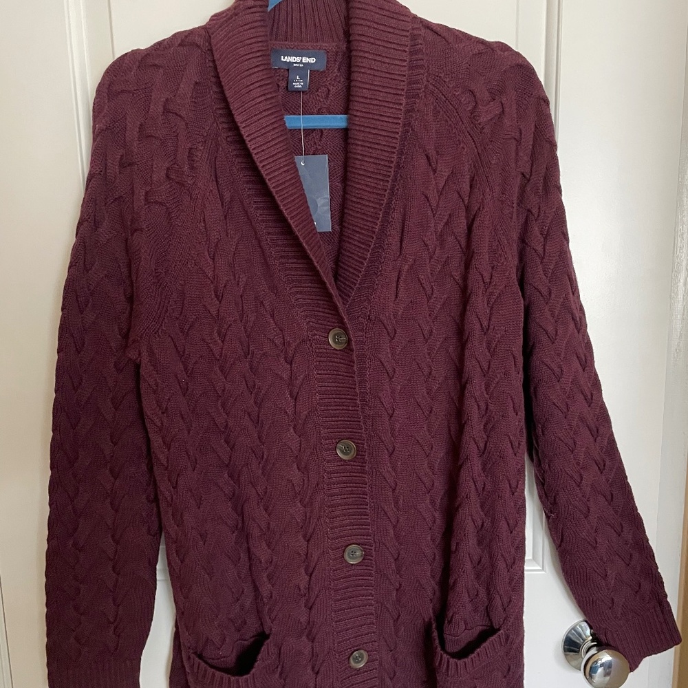 NWOT! Women’s Land End Cardigan